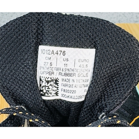 ASICS Gel Womens Trail Running Sneakers Black Blue Yellow Size 11 - Picture 12 of 16